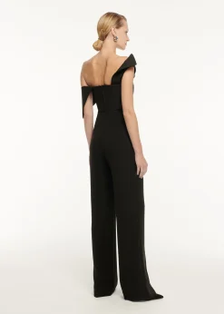 Ready To Wear|Ready To Wear Roland Mouret Asymmetric Drape Wool Silk Top