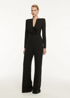 Ready To Wear|Ready To Wear Roland Mouret Flower Detail Cady Top