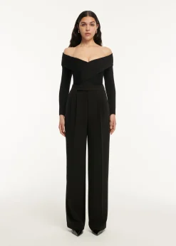 Ready To Wear|Ready To Wear|Ready To Wear Roland Mouret Long Sleeve Flat Knit Bodysuit