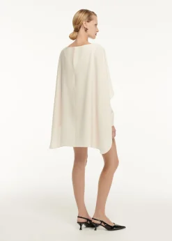 Ready To Wear|Ready To Wear Roland Mouret Long Sleeve Satin Crepe Mini Dress