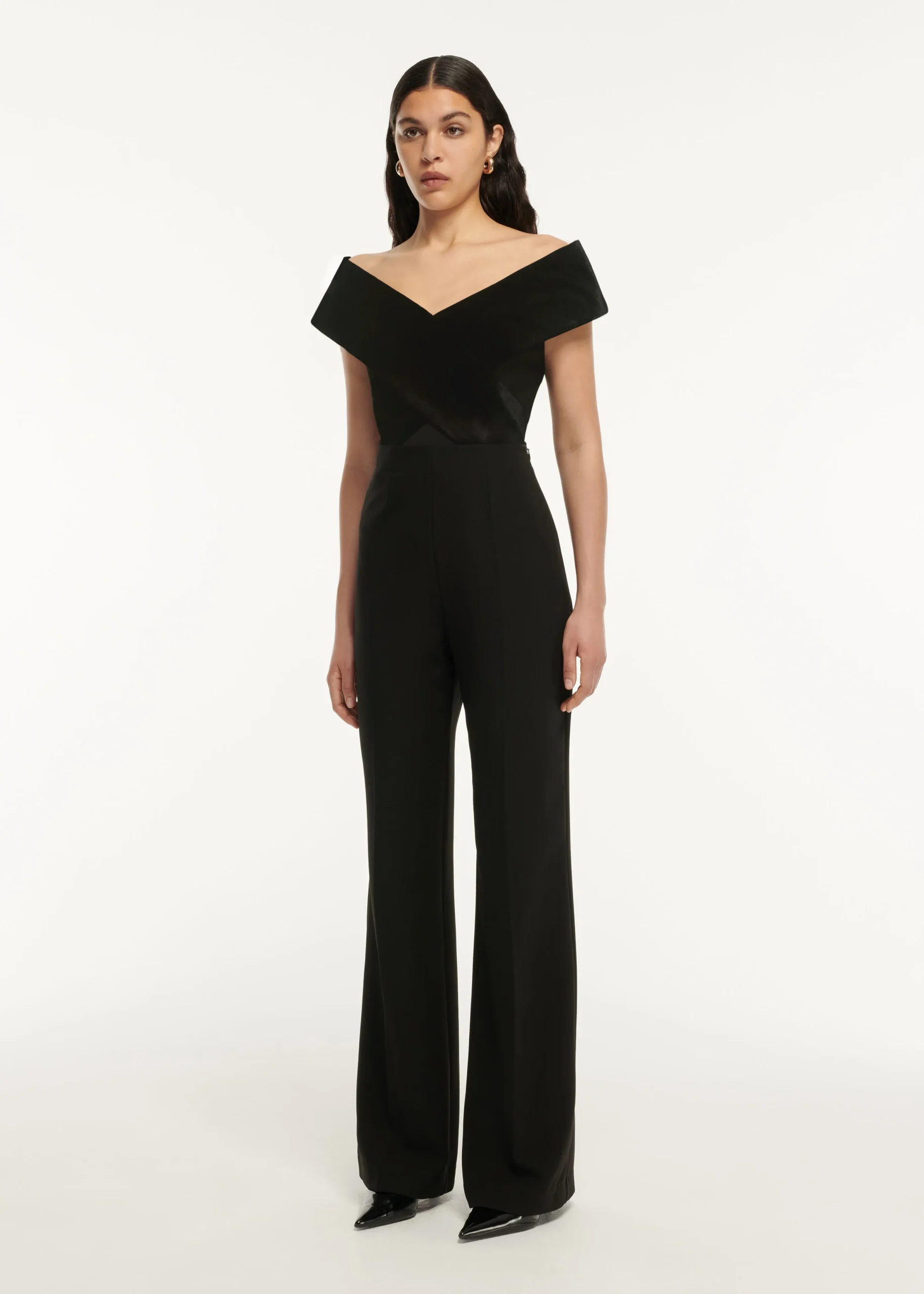 Ready To Wear|Ready To Wear Roland Mouret Off Shoulder Stretch Cady Velvet Top