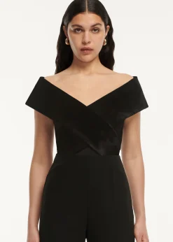 Ready To Wear|Ready To Wear Roland Mouret Off Shoulder Stretch Cady Velvet Top