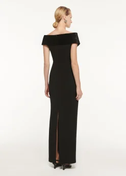 Ready To Wear|Ready To Wear Roland Mouret Off The Shoulder Stretch Cady Maxi Dress