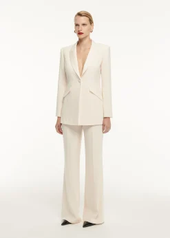 Ready To Wear|Ready To Wear Roland Mouret Satin Crepe Tailored Jacket