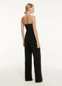 Ready To Wear|Ready To Wear Roland Mouret Strapless Wool Silk Embellished Top