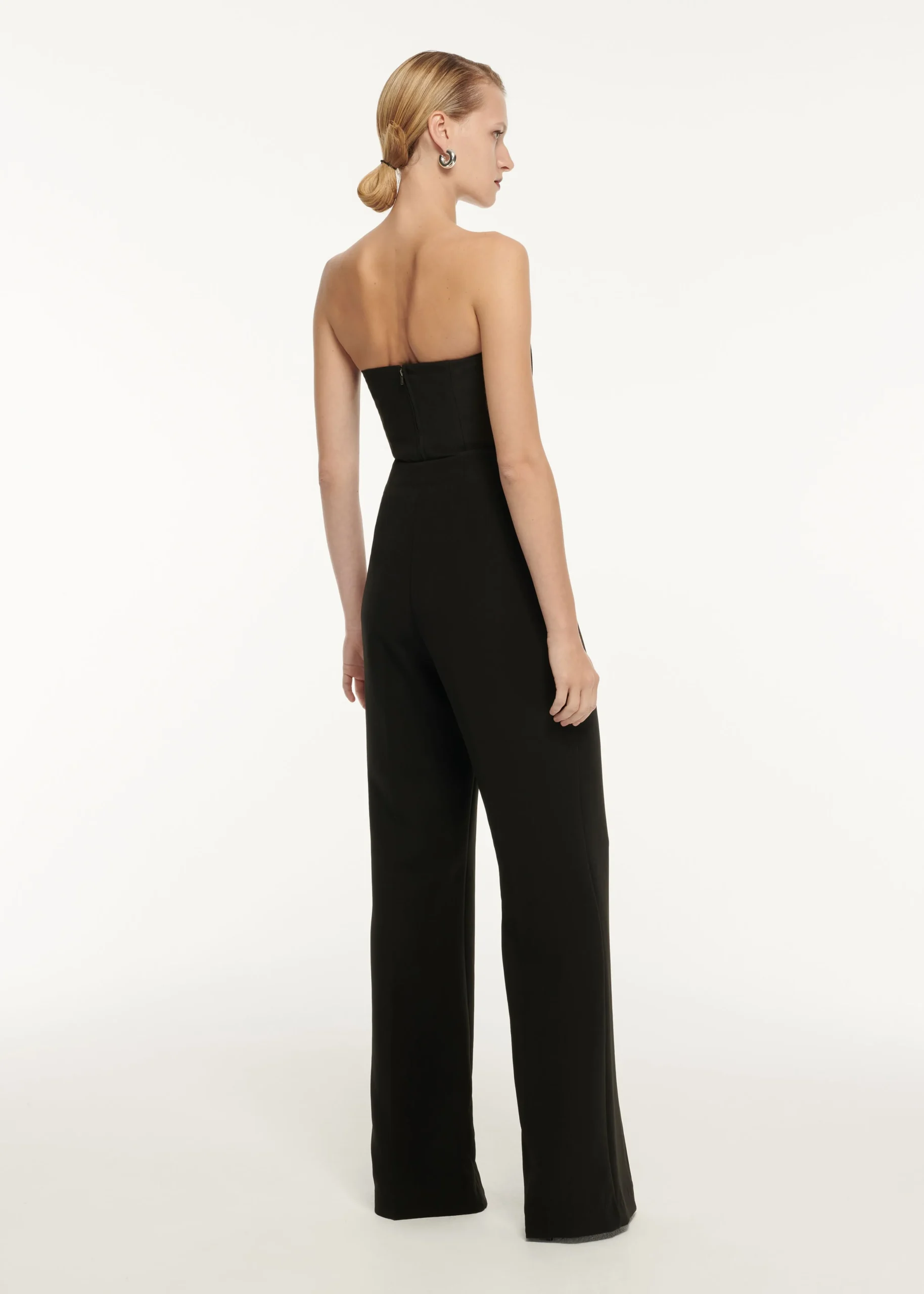 Ready To Wear|Ready To Wear Roland Mouret Strapless Wool Silk Embellished Top