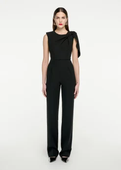 Ready To Wear|Ready To Wear Roland Mouret Stretch Cady Top Black