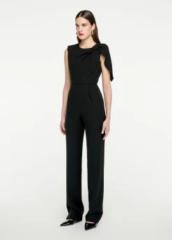 Ready To Wear|Ready To Wear Roland Mouret Stretch Cady Top Black