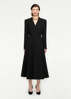 Ready To Wear|Ready To Wear Roland Mouret Wool Twill Coat Black
